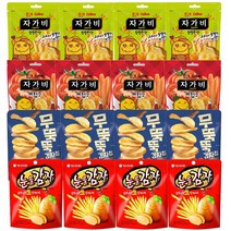 자가비45g+자가비케찹맛45g+무뚝뚝감자칩60g+눈을감자56g, 4세트, 206g