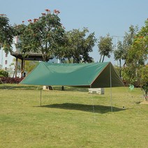 타프 야외 천막 방수 방수포 텐트 그늘 초경량 정원 캐노피 차양 야외 캠핑 해먹 관광, 초록, 협력사, 35m