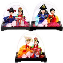 (주)파앤카코리아 C2-타원쌍 인형(소소)+케이스, 왕쌍(소소)44
