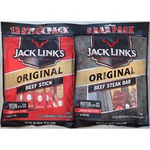 JACK LINKS 잭링크스 오리지널 비프 (스틱 스테이크 바 / 2종 택1) / 뉴질랜드, 스틱