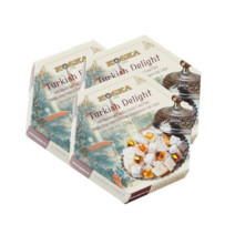 코스카 터키쉬딜라이트 터키젤리 디저트 과자 카이막 로쿰 믹스넛, 250g, 2개