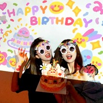 프로포즈미니빔프로젝터 필름칩 생일 축하 빔 파티 미니빔 행사, 본품X_37태양빛