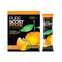 boost Immune Clean 에너지 Drink Mix Tropical Spark Sugar Free B12 Elderberry 1200 mg 비타민 C 28 비타민, Tangerine Twist