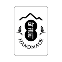 (100장) 스티커 핸드메이드 막걸리 34x50mm 방수라벨 장식포장, 화이트 100장