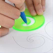 s모드자 공예 패턴 굴곡 자유곡선 자 도형그리기자 모양자 미니자 준비물