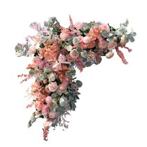 결혼식 삼각형 꽃 행 아치 약혼 연회 배경 리셉션, A