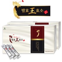 발효왕효소 / 곡물4종+홍삼발효 / 발효홍삼 발효곡물 소화효소제 / 현미 율무 보리 흑미 황국균, 120포 2개월분