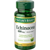네이쳐바운티 Echinacea 에키나시아 400mg 100캡슐, 100개, 1개