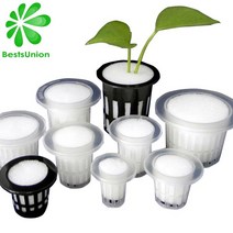 흙없이 식물재배 수경재배 50pcs 50-70mm 보육 스폰지 온실 흙이없는 스폰지 흑백 야채 심기 스폰지, 50x30mm-블랙