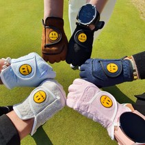 컬러 tennis 장갑 골프 스웨이드 기모 양손 라이더 13243EA, 검정