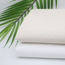 [동대문단추왕] 워싱광목 천 원단, 전처리8(40수), 백아이보리, 1개