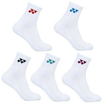 요넥스 여성 장목양말 5종세트 229SN006F 스포츠양말 테니스 배드민턴 스쿼시 탁구양말, 단품없음