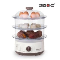 키친아트 3단 분리형 계란 찜기 WA-304FS 에그 스티머 만두 고구마