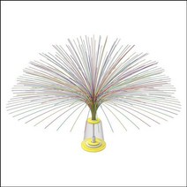 뉴 LED 무지개 광섬유 꽃 만들기-5인용