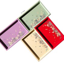 나전칠기 자개다과트레이 디저트쟁반 식탁매트, 아이보리