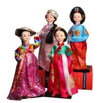 단장인형 한복 외국인 친구 선물 조선 연지인형, E