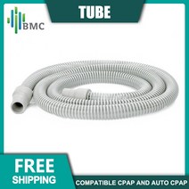 양압기 코골이양압기 테이프 방지밴드BMC CPAP 튜빙 자동 호흡기 길이 183cm 컬러 그레이 기계 액세서리, 01 1pc