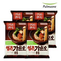 풀무원 얼큰 가쓰오우동(2인분) x 4봉, 얼큰 가쓰오우동 467.6g(2인분) x 4봉