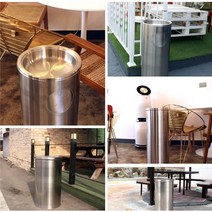 실외휴지통 재털이 270x720 일반 대형 41L 쓰레기통 공공 장소휴지통, 뱅뱅이타입