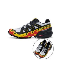 SALOMON 스피드크로스 6 - 화이트:블랙:엠파이어 엘로우 / L41737800 SPEEDCROSS WHITE/BLACK/EMPIRE YELLOW