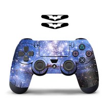 스티커 블루 해골 비닐 PS4 컨트롤러 위장 Playstation 4 Gamepad 액세서리 데칼 커버, [09] 224