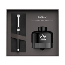 만년필입문 고급만년필 추천 만년필케이스 선물용볼펜 고급샤프추천 PARKER 선물용만년필 독일 만년필 만년필쇼핑몰 저가만년필 각인볼펜, 실버 팬텀 블랙, 0.38mm EF