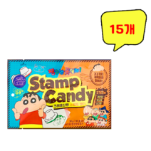크레용신짱 스탬프 캔디 38g, 15개