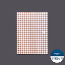 패킹콩 인쇄유산지-체크브라운, [소량] 1묶음 : 500장, 1세트