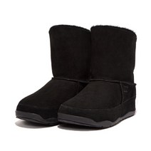 핏플랍[FITFLOP] 22F W신상 FFSO2F706BB [묵룩 쇼티 더블페이스 셔링 부츠] 블랙 여성