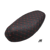 호환용 오토바이시트 뒷자리커버호환 유니버설 오토바이 액세서리 가죽 시트 쿠션 커버 3D 들어 갔어 및 방, 02 M