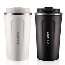 [천삼백케이] [그랏토] 그랏토 텀블러 보온보냉 진공컵 씨씨 510ml, 블랙