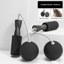헬스용품 무선 점프 로프 가중 홈 파이트 볼 용 헤비 듀티 피트니스 운동 장비, Black big ball+Black big ball