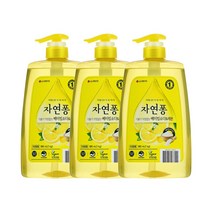 자연퐁 주방세제 베이킹소다&레몬 980ml x 3개, 1세트