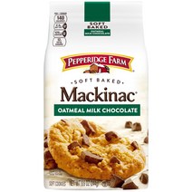 Pepperidge Farm 페퍼리지 팜 매키노 오트밀 밀크 초콜릿 쿠키 Mackinac Oatmeal Milk Chocolate 8.6oz(244g) 4팩, 1개