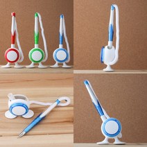 필기감좋은볼펜 특이한 볼펜 식당 검정 부착 스프링