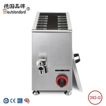 튀김기 상업 업소 대형 튀김 용 자동 대용량 치즈 핫도그 스틱 프라이 액화 가스 깊은, LPG 21리터, 단일 탱크, 25리터