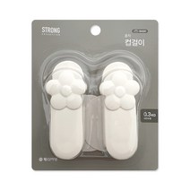 스트롱 흡착 플라워 컵걸이 2p 창신 강력 흡착 걸이 양치컵 걸이 후크 고리, 단품