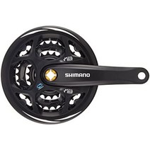 자전거 크랭크 shimano (시마노) 세트 42-32-22t altus fc-m311 efcm311, 170mm, 가드 포함