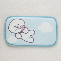 포그망 기다려빵아 베개 3D매쉬 키즈베개 필로우 유아 아기필로우, 날아라 빵아_키즈베개