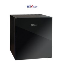 윈세프 무소음 냉장고 미니바 WC-25DM -25리터-, 블랙미러