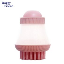 1+1 강아지 목욕 샴푸통 브러쉬 핑크 죽은털빗 반려견 콤브러쉬 강아지빗