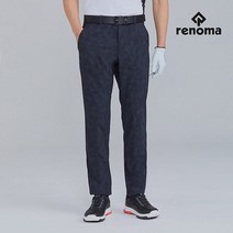레노마골프 남성 패턴 프린트 바지 RMPTK2502-199 (BLACK)