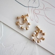 MOE 알알이 진주 링귀찌(나사형)