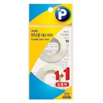 프린텍크리스탈테이프 리필1+1 CR1230-2 12x30m, 프린텍)크리스탈테이프 리필(1+1 CR1230-2