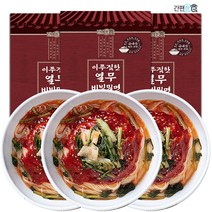 간편한식 이푸짐한 열무 비밈 밀면 세트 (3팩 6인분) 무채 볶은참깨 참기름 밀키트, 710g, 3개