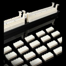 데이터배선정리용 허브랙/서버랙 110블럭(100EA) 산업용 회사 통신 브릿지