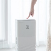 생활백서 원터치 휴지통 밀폐 냄새차단 쓰레기통, 16L 휴지통 본품+리필봉투1개+탈취패치1개