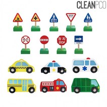 교통표지판&교통수단 해피타운 f04, 단품