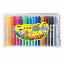 아모스 파스넷 색연필 18색 사인펜