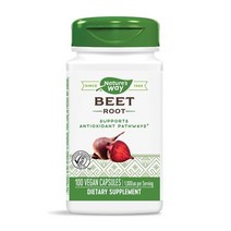 비트 루트 뿌리 추출물 1000 mg 100 베지 캡슐 Natures Way, 1개, 100개